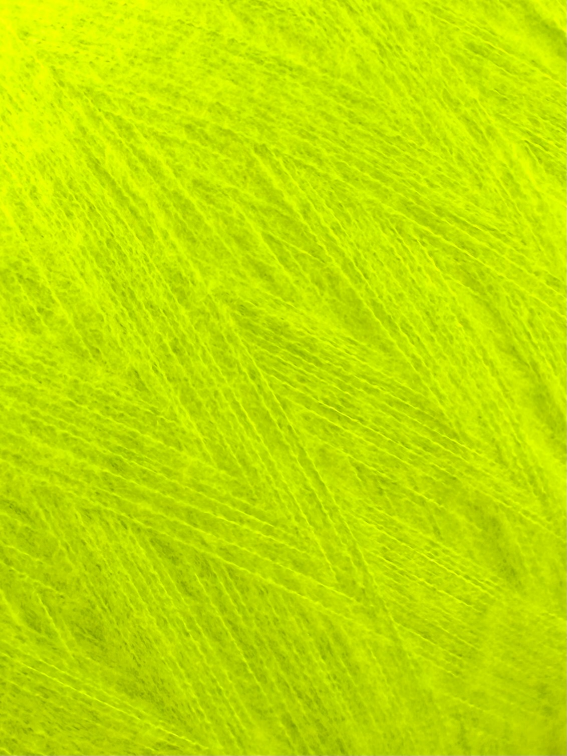 GTI Ricignolo Fluffy G Nm 1/12 – Garn aus Kaschmir und Seide col. Neon-Limettengrün
